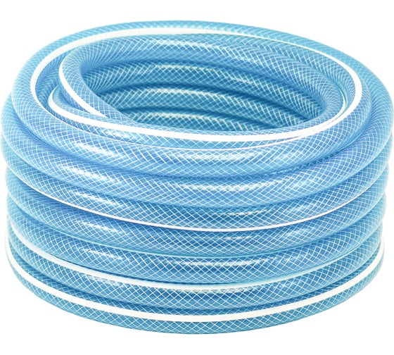 Изображение товара Поливочный армированный шланг POLYAGRO Подворье прозрачный, 3/4", 25 м 7551125