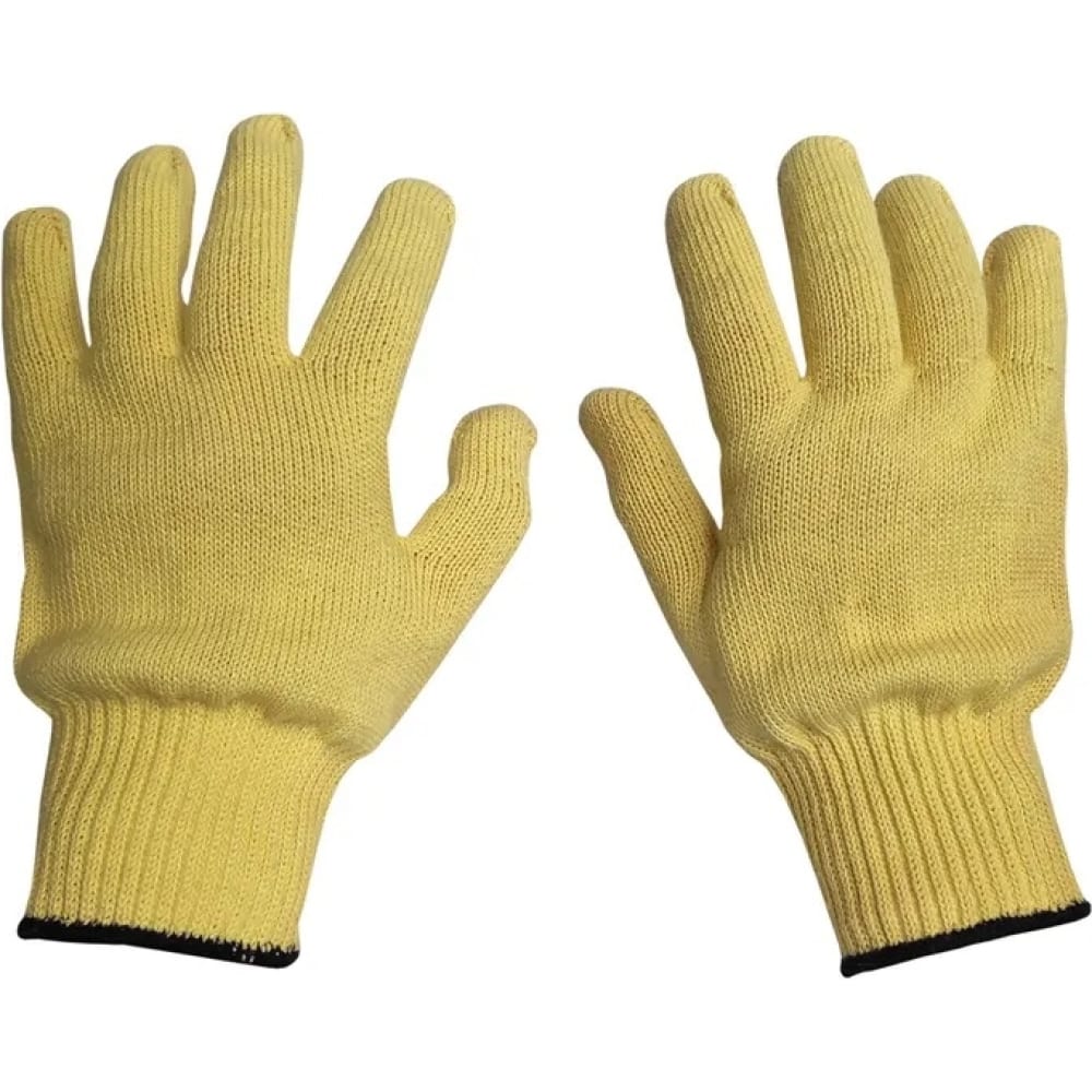 Кевларовые защитные перчатки SOLARIS, цвет желтый, размер S-M