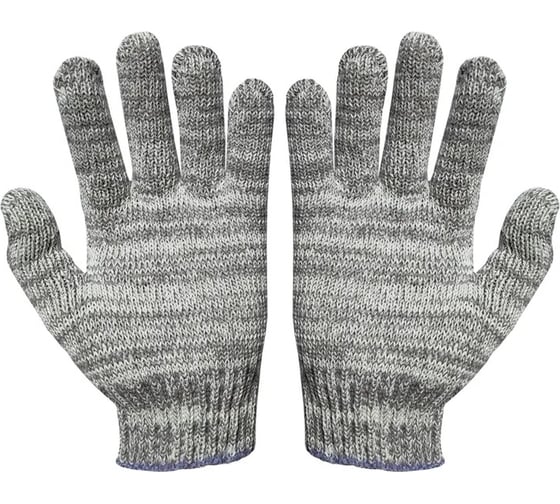 Изображение товара Хлопковые рабочие перчатки SOLARIS 7 нитей, 7.5 класс вязки, комплект из 5 пар S6506