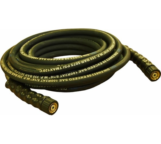 Изображение товара Шланг высокого давления 20 м, гайка-гайка 22х1.5, 120°, 350 бар Rein 0.001-516