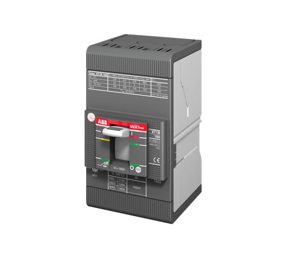 Изображение товара Автоматический выключатель ABB XT1B 160 TMD125-1250 125A 3p F F 1SDA066808R1