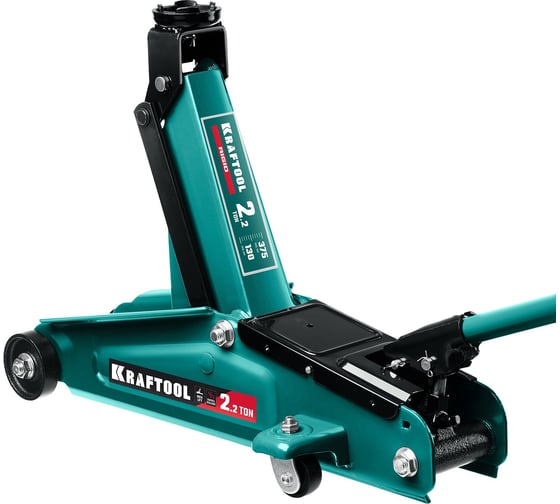 Изображение товара Подкатной домкрат с увеличенным подъемом KRAFTOOL rigid 2.25 т, 130-385 мм 43452-2