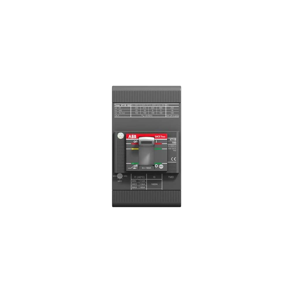 Изображение товара Автоматический выключатель ABB трехполюсный XT1B 160 TMD 160-1600
