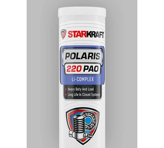 Изображение товара Синтетическая многофункциональная смазка STARKRAFT POLARIS 220 PAO (NLGI: 2) 370 гр PP8168037
