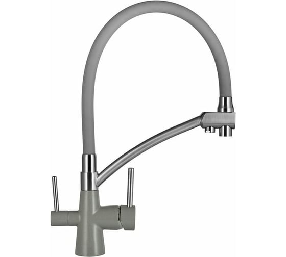 Изображение товара Кухонный смеситель WISENT с подводкой питьевой воды (Грей) W4855-29-9