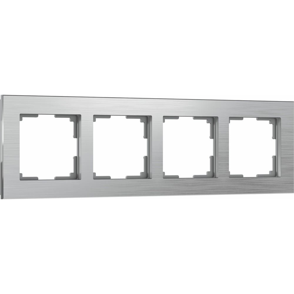 Рамка Werkel Aluminium четырехместная алюминий (a050953)