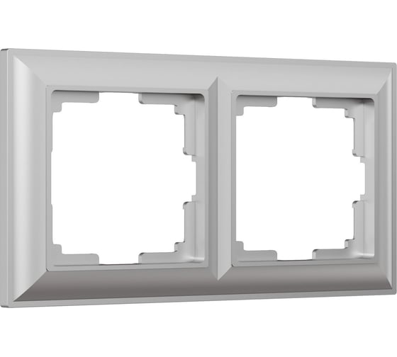Изображение товара Рамка на 2 поста WERKEL серебряный a051024