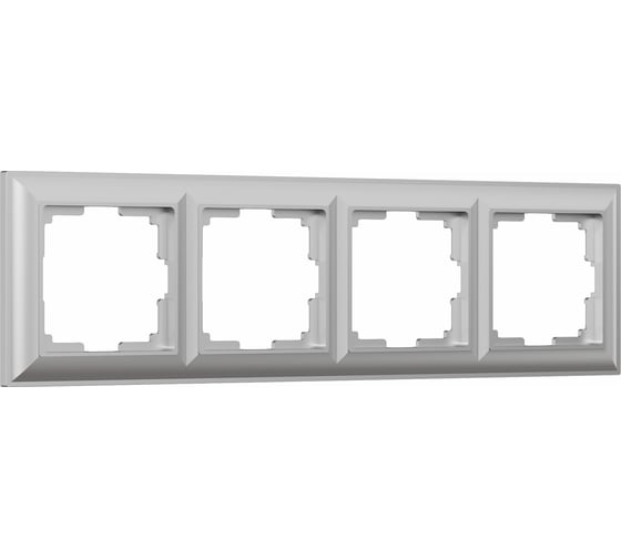Изображение товара Рамка на 4 поста WERKEL серебряный a051032