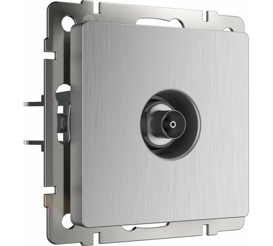 Изображение товара Оконечная ТВ-розетка WERKEL серебряный рифленый a051363