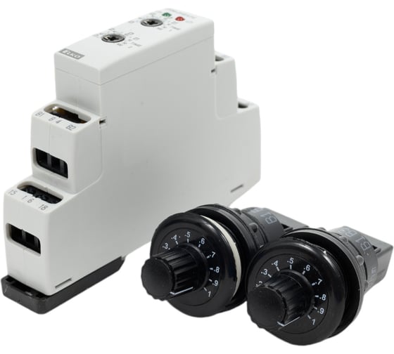 Изображение товара Мультиреле времени ELKO CRM-2HE/UNI + 2x potentiometer AC / DC 12-240 V с двумя потенциометрами EP 00000000468