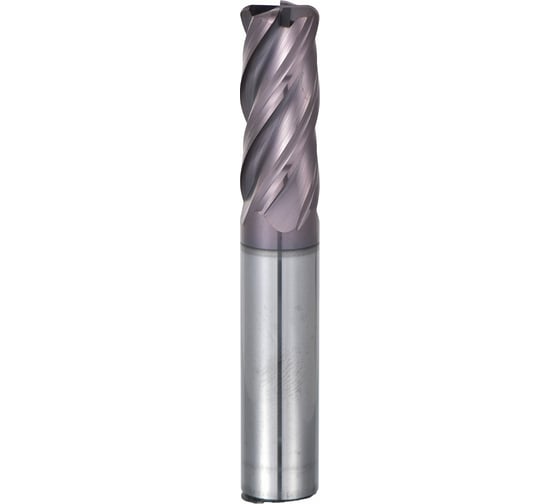 Изображение товара Фреза СпецТехИнструмент твердосплавная радиусная D10-CR1.0-L100-T4-TiAlN-HRC55A STI E550MAX D10-CR1.0-L100-T4-TiAlN-HRC55A