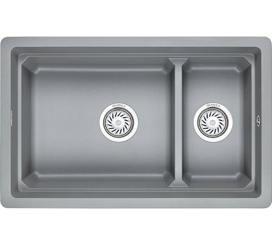 Изображение товара Кухонная мойка GRANULA KS-7304U АЛЮМИНИУМ