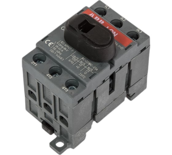 Изображение товара Рубильник ABB 3п OT40 F3 40A 1SCA104902R1001