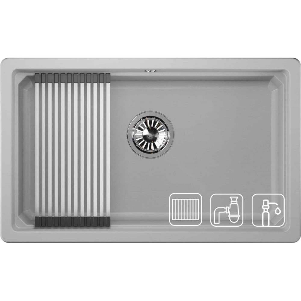 Кухонная мойка GRANULA KS-7303U