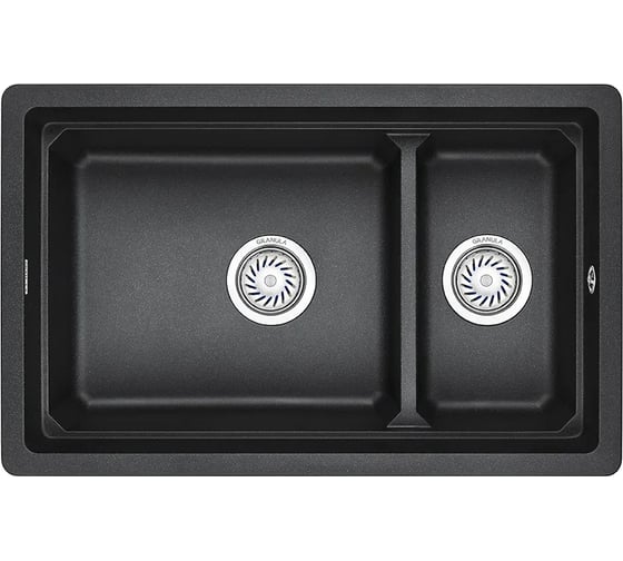 Изображение товара Кухонная мойка GRANULA KS-7304U ЧЕРНЫЙ