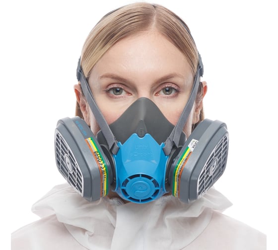 Изображение товара Респиратор в комплекте с фильтрами UNIX 1000 А1В1Е1К1 с Р1, 3 рост 102-027-0071