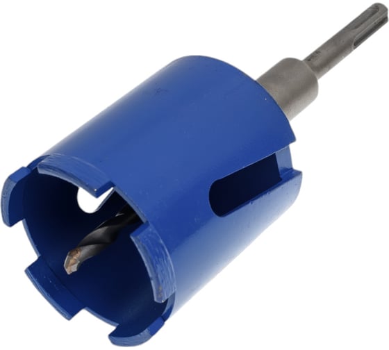 Изображение товара Коронка кольцевая по бетону алмазная безударная 68 мм, 5 зубьев, SDS-plus, в сборе MOS 33472М