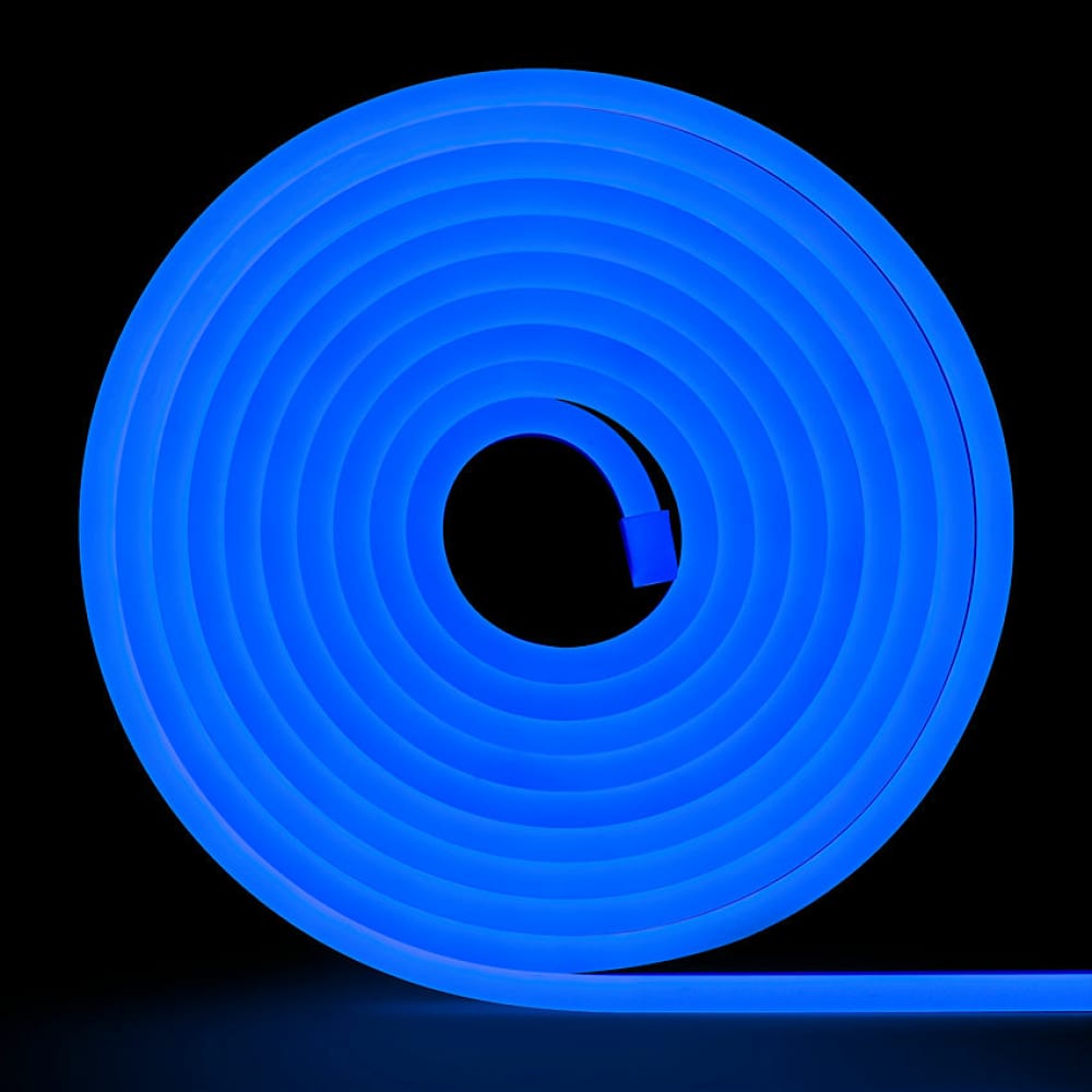 Неоновая светодиодная лента MAKSILED лента именинник атлас синий
