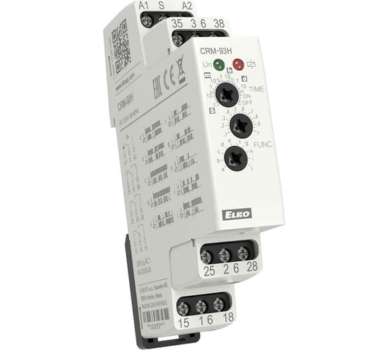 Изображение товара Мультифункциональное реле времени ELKO EP CRM-93H/230V 10 функций (0,1с -10 дней) AC 230V 00000000234