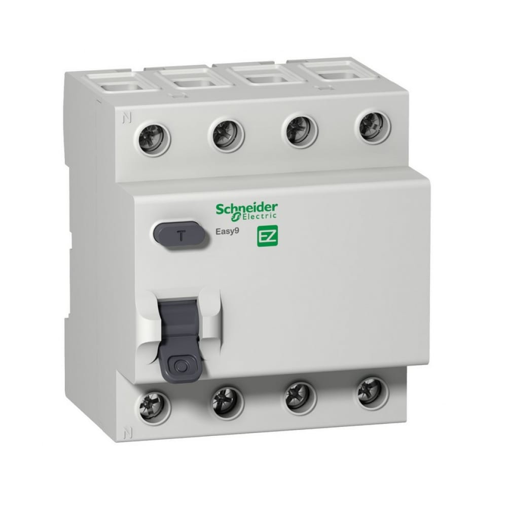 фото Выключатель дифференциального тока schneider electric 4п 63а 30ма тип ac easy 9 sche ez9r34463