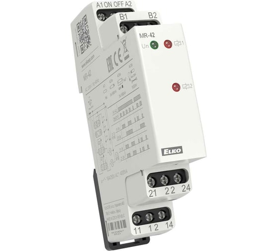 Изображение товара Реле памяти ELKO EP MR-42/UNI AC/DC 12-240V 00000000175