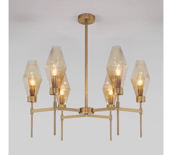 Изображение товара Потолочный светильник Eurosvet 60143/6 латунь a061936