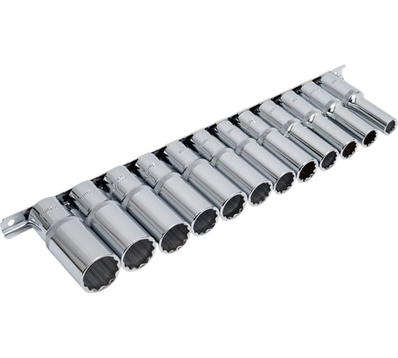 Изображение товара Набор торцевых 12-гранных глубоких головок 1/2"DR Ombra 912212