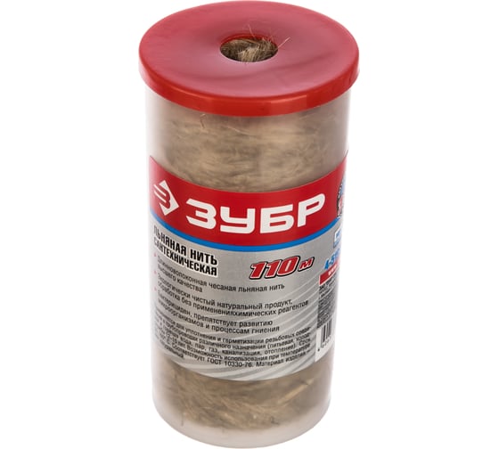 Изображение товара Льняная сантехническая нить Зубр 110 м 4-51992-110