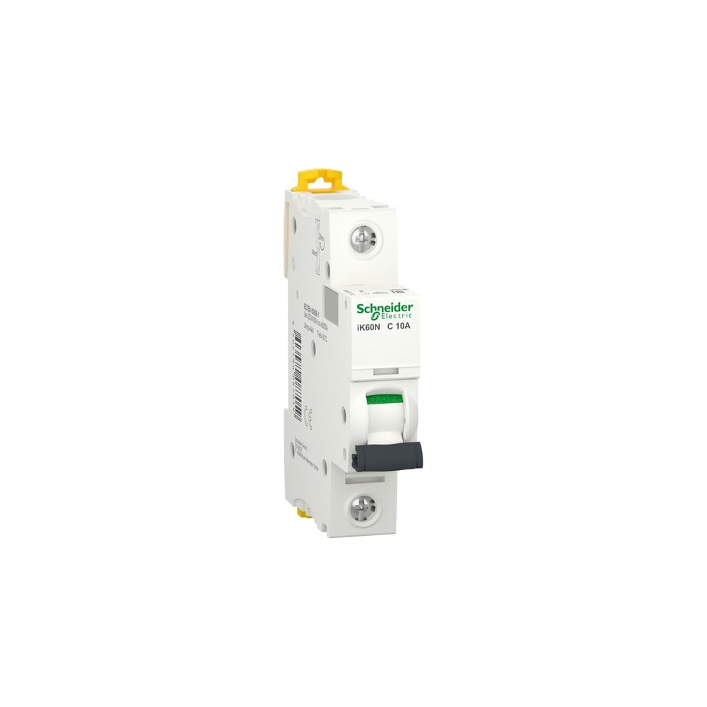 фото Автоматический модульный выключатель acti9 ik60 1п c 10а 6ка schneider electric a9k24110