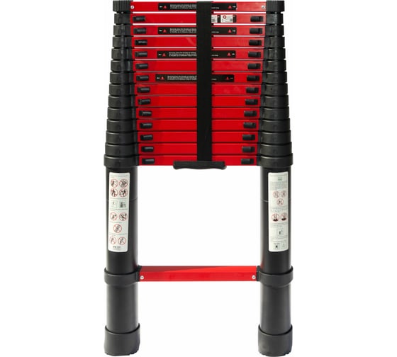 Изображение товара Телескопическая лестница WORKY BLACK 4.4 м, 15 ступеней ARD245822