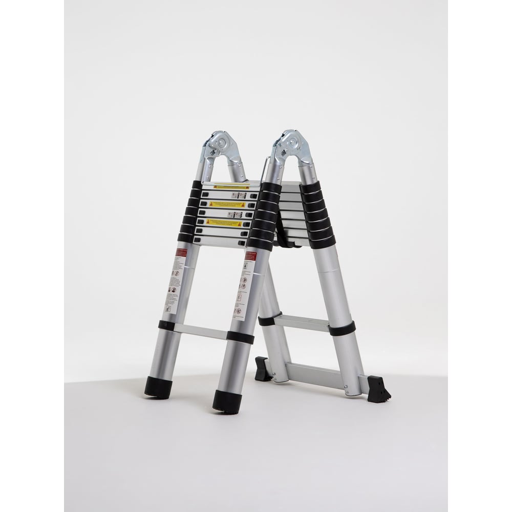 Изображение товара Телескопическая лестница-стремянка WORKY 2,5м/5.0м, 8/16 ступеней ARD128097