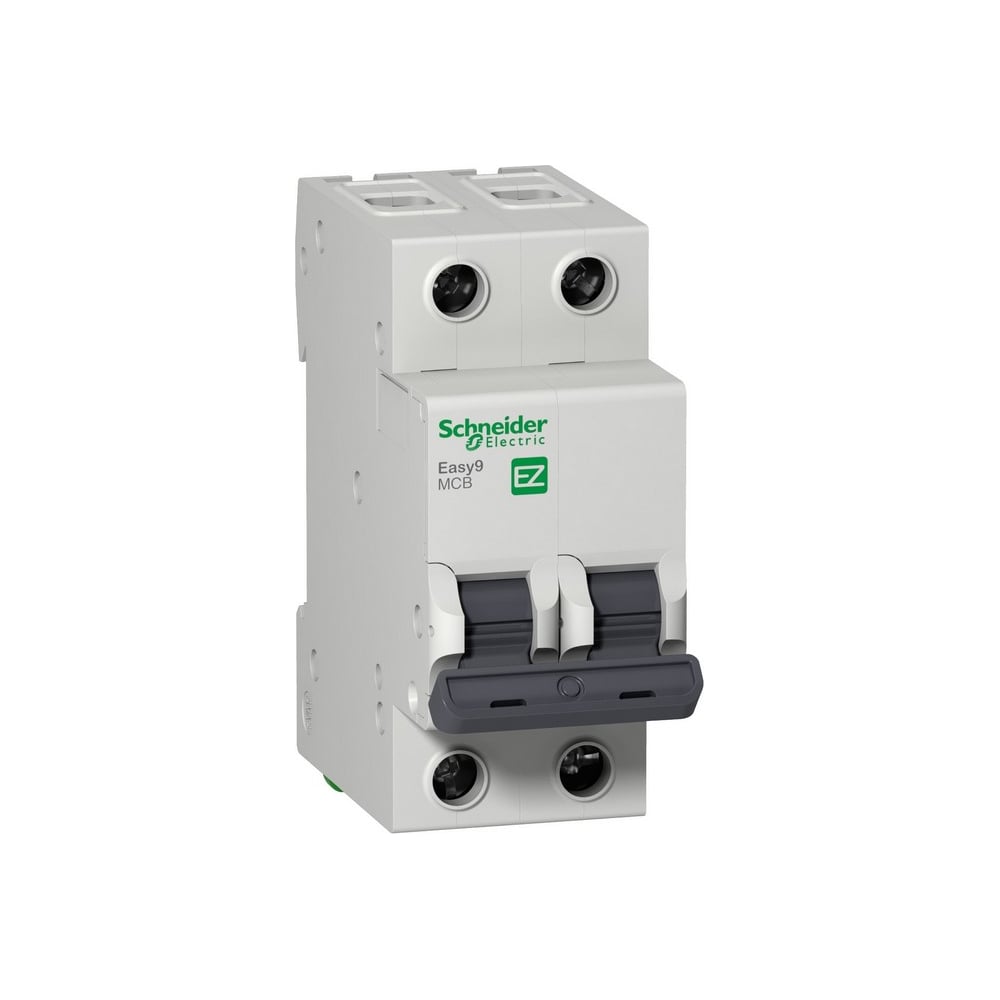 фото Автоматический модульный выключатель easy 9 2п c 6а 4.5ка schneider electric ez9f34206