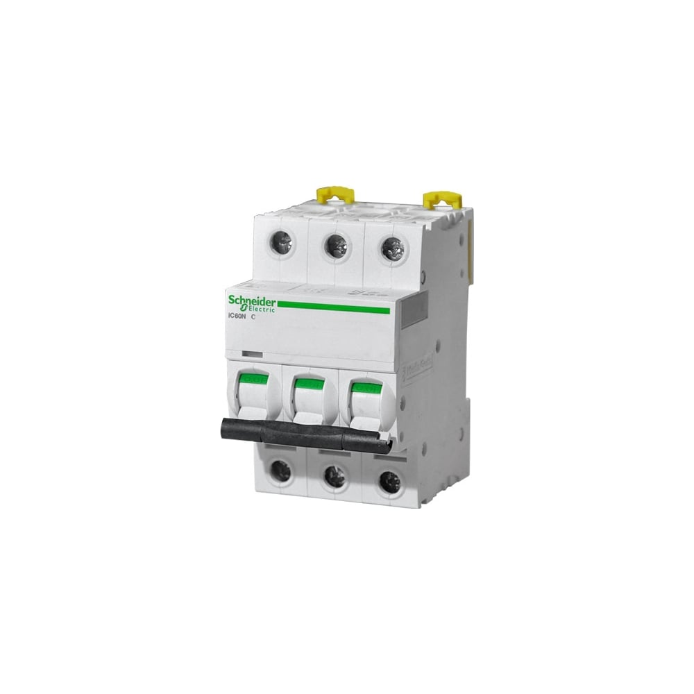 фото Автоматический модульный выключатель acti9 ic60n 3п c 20а 6ка schneider electric a9f79320