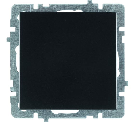 Изображение товара 1-клавишный механизм выключателя Nilson СУ, TOURAN-ALEGRA-THOR, metallic, матовый черный, 24380401