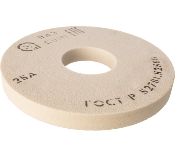 Изображение товара Круг шлифовальный 1 (350x40x127 мм, 25А, F60 P 6 V 1950) ОАО Волжский абразивный завод Н0018631 УП-00225161