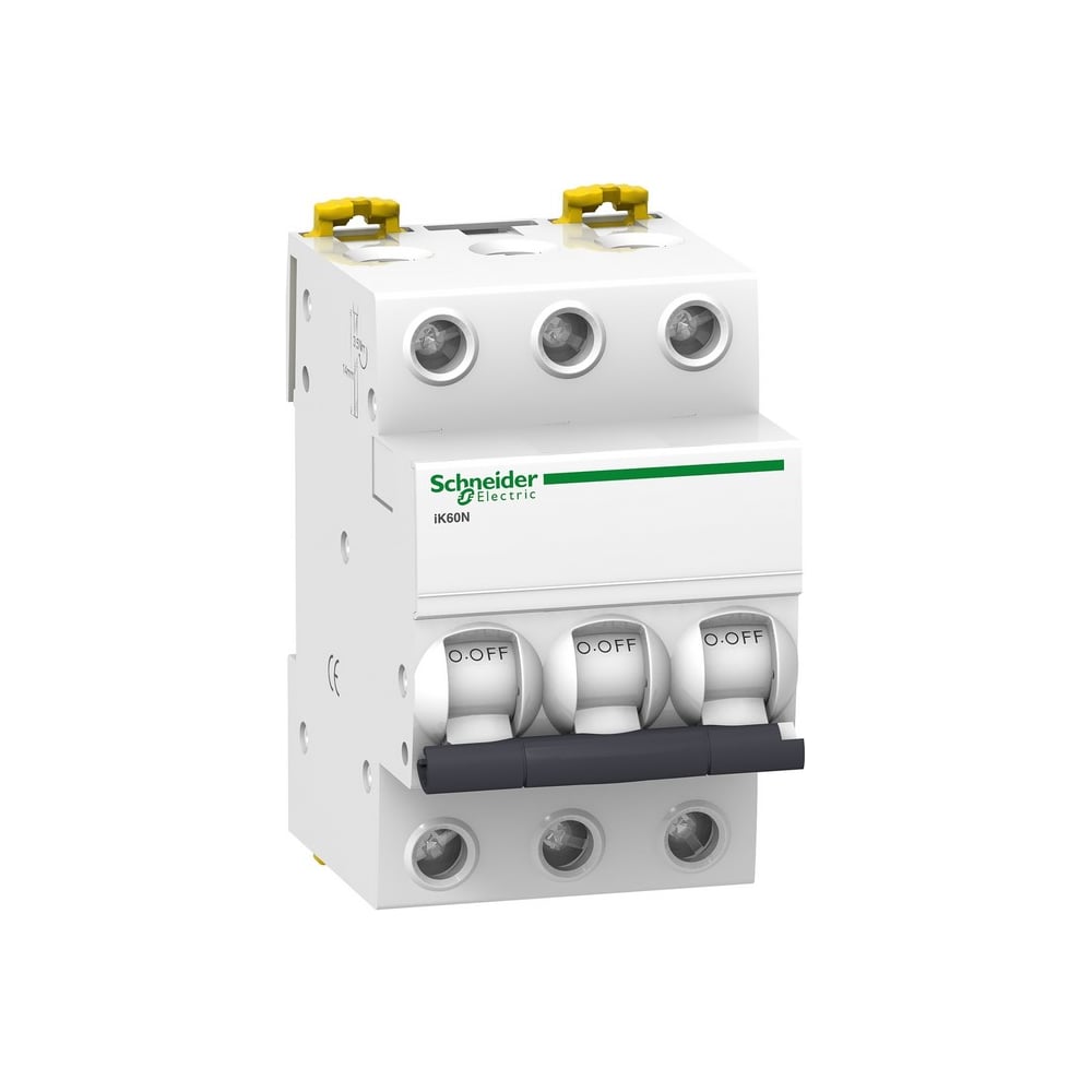 фото Модульный автомат acti9 ik60 3п c 63а 6ка schneider electric a9k24363