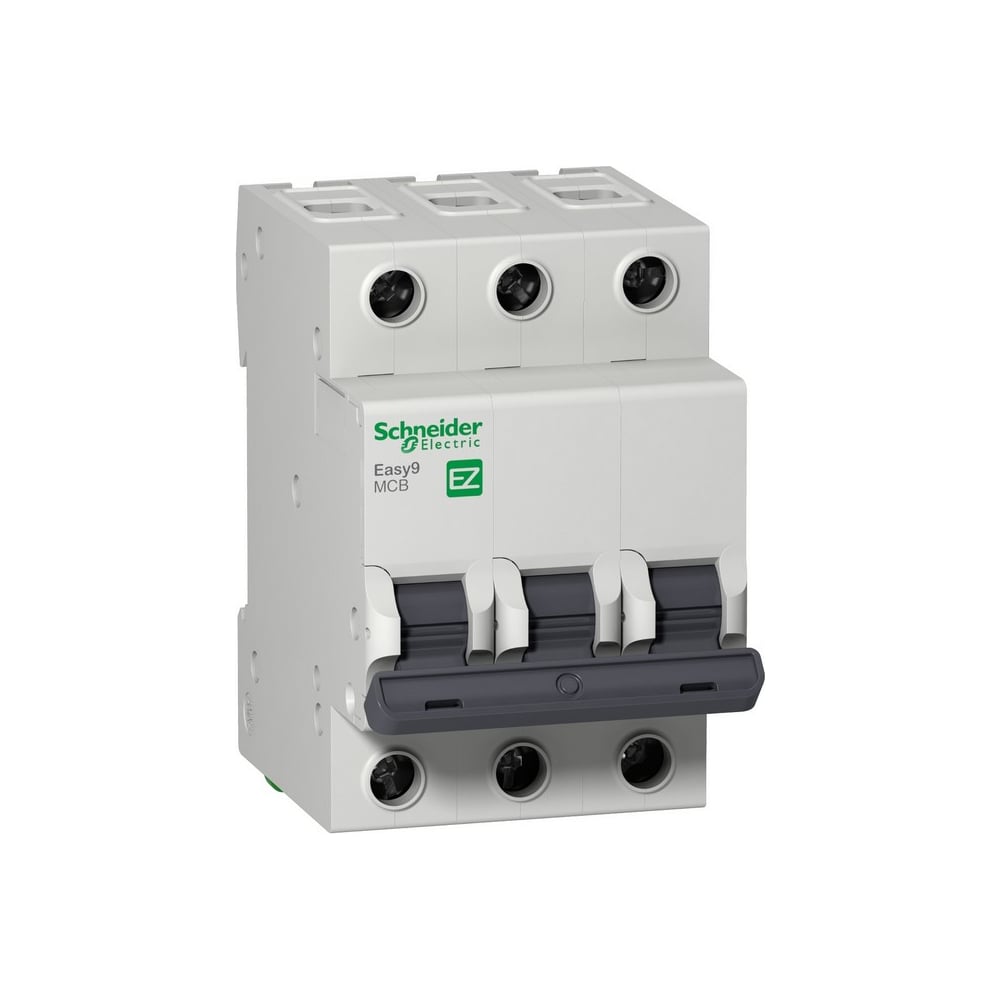 фото Автоматический модульный выключатель schneider electric 3п c 16а 4.5ка easy 9 sche ez9f34316