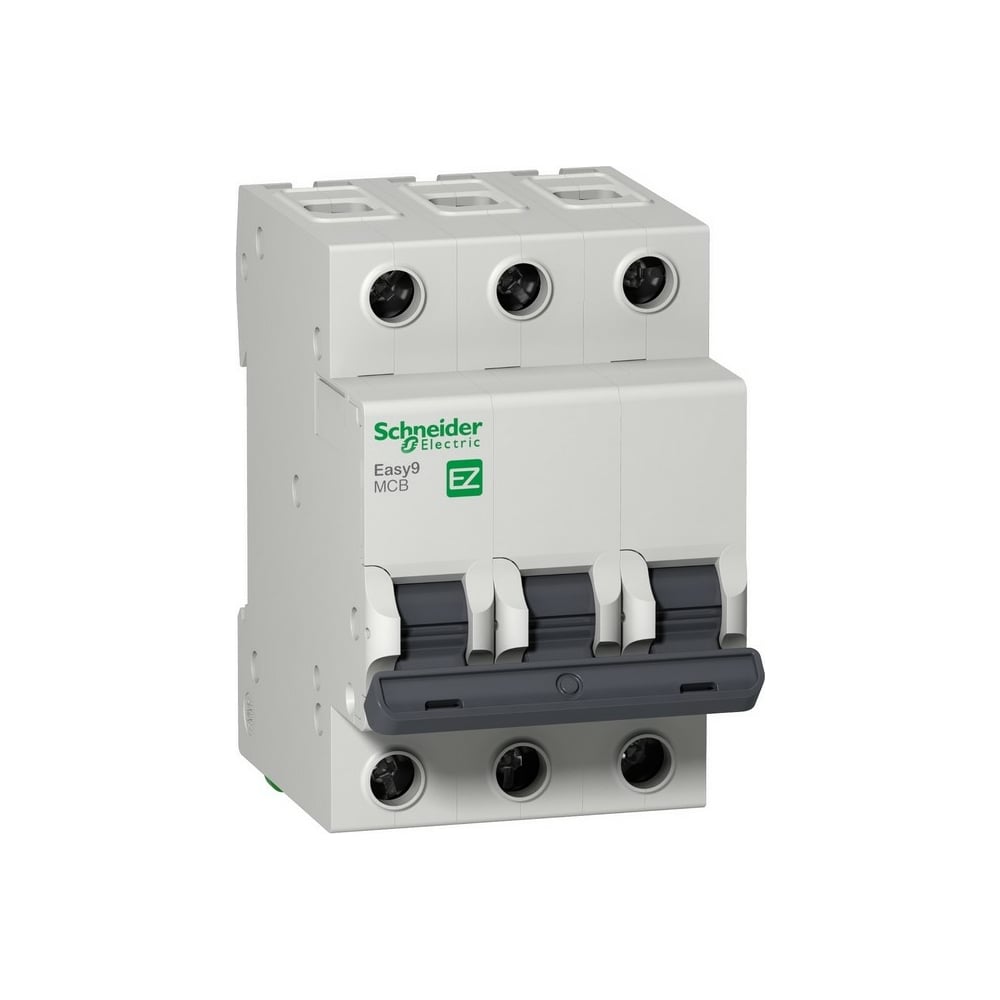 фото Автоматический модульный выключатель schneider electric 3п c 20а 4.5ка easy 9 sche ez9f34320