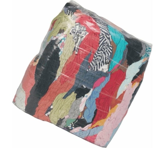 Изображение товара Фланелевая цветная ветошь СПЕЦЛЕОН 40x60, 10 кг ВФЛАНЦВЕТ