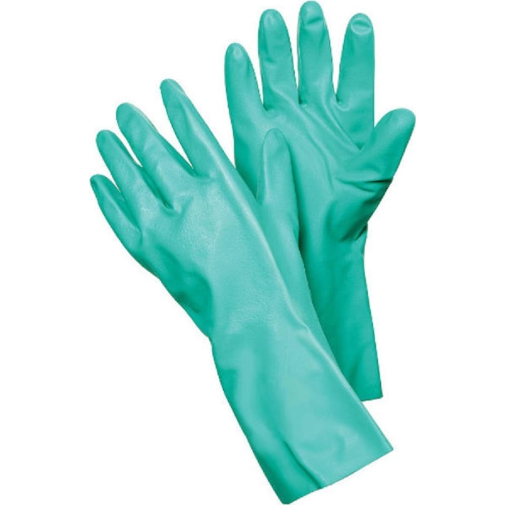 Противохимические перчатки TEGERA, размер 9, цвет зеленый