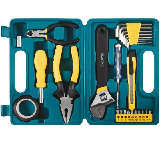 Изображение товара Набор инструмента в пластмассовом кейсе 26 шт FIT IT 65125