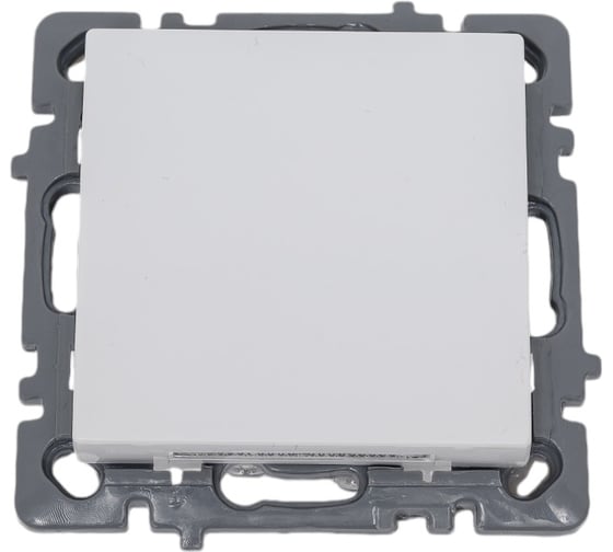 Изображение товара 1-клавишный механизм выключателя Nilson СУ с подсветкой, moda-advantage белый, 20112402