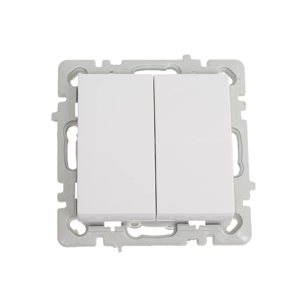 Изображение товара 2-клавишный механизм выключателя Nilson СУ moda-advantage белый 20112403