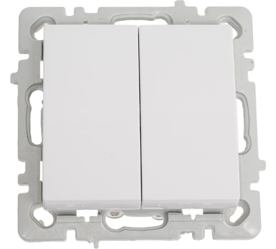 Изображение товара 2-клавишный механизм выключателя Nilson СУ moda-advantage белый, 20112403