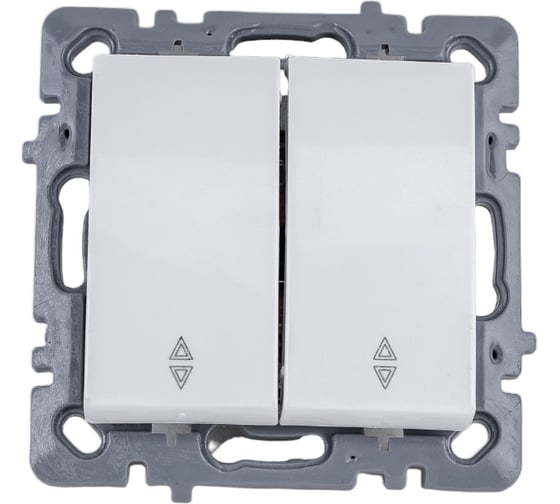 Изображение товара 2-клавишный механизм выключателя Nilson СУ проходной, moda-advantage белый, 20112409