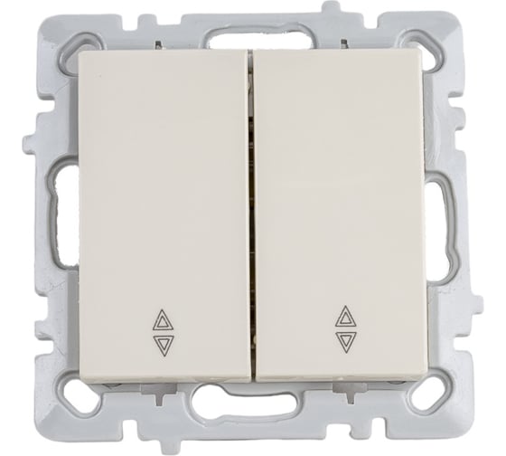 Изображение товара 2-клавишный механизм выключателя Nilson СУ проходной, moda-advantage кремовый, 20122409