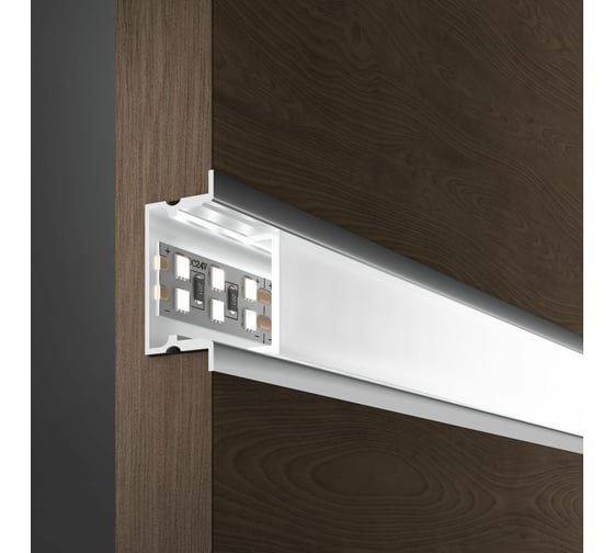 Изображение товара Встраиваемый алюминиевый профиль Elektrostandard для трехрядной LED ленты (под ленту до 18,5mm) LL-2-ALP019 белый a062732