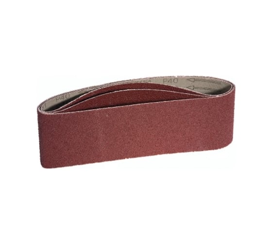 Изображение товара Лента шлифовальная 3 шт. (75х457 мм; Р40) АТАКА 677350