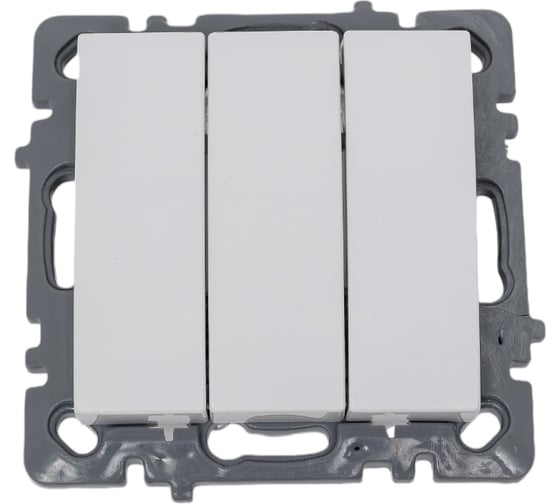 Изображение товара 3-клавишный механизм выключателя Nilson СУ moda-advantage белый, 20112466