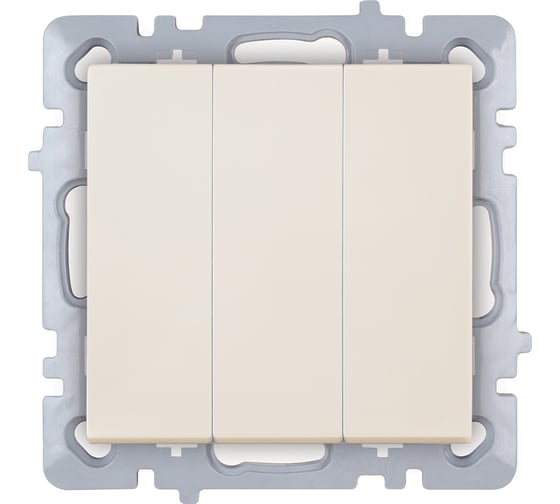 Изображение товара 3-клавишный механизм выключателя Nilson СУ moda-advantage кремовый, 20122466